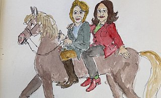 Hoch zu Ross: Ursula von der Leyen und Andrea Nahles besuchten Herford am 31. Juli 2015 wegen des Reitturniers "German Friendship" auf dem Bexter Hof. - Matthias Bungeroth Hoch zu Ross: Ursula von der Leyen und Andrea Nahles besuchten Herford am 31. Juli 2015 wegen des Reitturniers "German Friendship" auf dem Bexter Hof. - Matthias Bungeroth