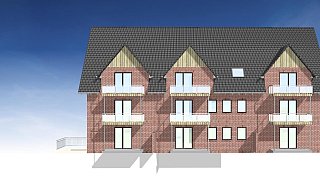 So soll das geplante Neun-Parteienhaus aussehen. - Holzbau Amsel So soll das geplante Neun-Parteienhaus aussehen. - Holzbau Amsel