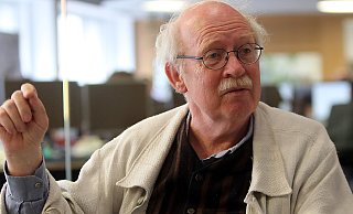 Peter Finke verteidigt im Interview seine Idee, den Kesselbrink durch einen See zu entsiegeln. - Wolfgang Rudolf Peter Finke verteidigt im Interview seine Idee, den Kesselbrink durch einen See zu entsiegeln. - Wolfgang Rudolf