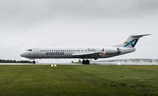 Auch diese Fokker 100 der Avantiair soll in Zukunft am Paderborner Flughafen gewartet werden. - Avantiair Auch diese Fokker 100 der Avantiair soll in Zukunft am Paderborner Flughafen gewartet werden. - Avantiair