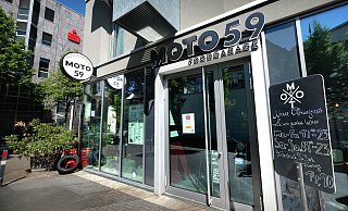 Das Restaurant "Moto 59" an der Eickhoffstraße in der Gütersloher Innenstadt ist insolvent. Seit Juni geht es dort nicht mehr weiter. - Andreas Frücht Das Restaurant "Moto 59" an der Eickhoffstraße in der Gütersloher Innenstadt ist insolvent. Seit Juni geht es dort nicht mehr weiter. - Andreas Frücht