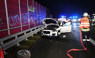 Schwerer Unfall auf der A33. - Andreas Eickhoff Schwerer Unfall auf der A33. - Andreas Eickhoff