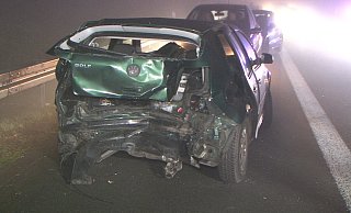 Die Polizei musste zu einem Auffahrunfall auf der A 30 ausrücken. Dabei behinderte dichter Nebel die Retter. - tw-news Die Polizei musste zu einem Auffahrunfall auf der A 30 ausrücken. Dabei behinderte dichter Nebel die Retter. - tw-news