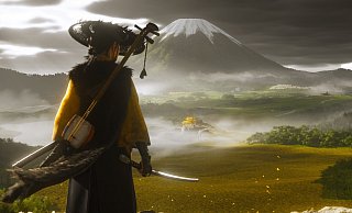 Protagonistin Atsu blickt auf die weite, geheimnisvolle Landschaft von Ezo, bereit für ihre Rachemission in "Ghost of Yotei". - Sony Interactive Entertainment Protagonistin Atsu blickt auf die weite, geheimnisvolle Landschaft von Ezo, bereit für ihre Rachemission in "Ghost of Yotei". - Sony Interactive Entertainment