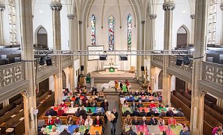 Vesperkirche in Gütersloh: So ähnlich wird es an 21 Tagen im Februarauch in der Neustädter Marienkirche aussehen. - Niklas Tüns (Archiv) Vesperkirche in Gütersloh: So ähnlich wird es an 21 Tagen im Februarauch in der Neustädter Marienkirche aussehen. - Niklas Tüns (Archiv)