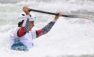 Die Olympia-Zweite Elena Lilik fuhr beim Weltcup in Tacen zum Sieg. (Archivbild) - Sebastian Kahnert/dpa Die Olympia-Zweite Elena Lilik fuhr beim Weltcup in Tacen zum Sieg. (Archivbild) - Sebastian Kahnert/dpa