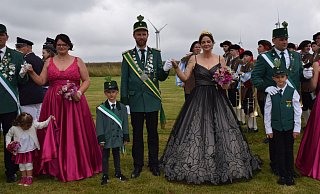 Das Königspaar André Ernst und Miriam Keiter steht in Hakenberg im Mittelpunkt der Feierlichkeiten. - Anja Ebner Das Königspaar André Ernst und Miriam Keiter steht in Hakenberg im Mittelpunkt der Feierlichkeiten. - Anja Ebner