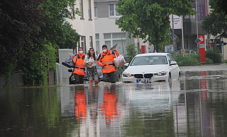 Anfang Juni hatten auch Bünde und Enger mit Wassermassen zu kämpfen. - Florian Weyand Anfang Juni hatten auch Bünde und Enger mit Wassermassen zu kämpfen. - Florian Weyand