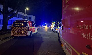 Der Einsatz fand an einer Stichstraße der Detmolder Straße in Hillegossen statt. - Paul Brinkmann Der Einsatz fand an einer Stichstraße der Detmolder Straße in Hillegossen statt. - Paul Brinkmann