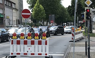 Der Liboriberg ist aktuell zwischen Westerntor und Kasseler Tor in eine Richtung befahrbar. - Marc Schröder Der Liboriberg ist aktuell zwischen Westerntor und Kasseler Tor in eine Richtung befahrbar. - Marc Schröder
