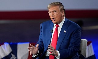 Trump lässt kein gutes Haar an dem US-Sender ABC. - Evan Vucci/AP Trump lässt kein gutes Haar an dem US-Sender ABC. - Evan Vucci/AP