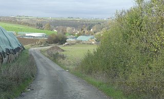 Die vom Bauamt vorgeschlagene Route weist aus Richtung des Hofes Grote kommend eine zu starke Steigung auf. - Hubert Rösel Die vom Bauamt vorgeschlagene Route weist aus Richtung des Hofes Grote kommend eine zu starke Steigung auf. - Hubert Rösel