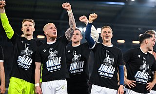 Die Pokalhelden von Arminia Bielefeld müssen beziehungsweise dürfen zum Saisonausklang gleich zwei Endspiele bestreiten. - Teresa. Kroeger Die Pokalhelden von Arminia Bielefeld müssen beziehungsweise dürfen zum Saisonausklang gleich zwei Endspiele bestreiten. - Teresa. Kroeger