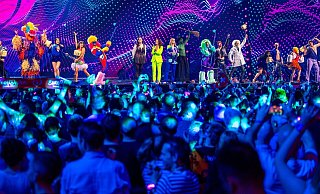 Der ESC hat mehr als 160 Millionen Zuschauer weltweit. - Jens Büttner/dpa Der ESC hat mehr als 160 Millionen Zuschauer weltweit. - Jens Büttner/dpa