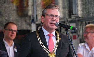 Michael Dreier, hier bei der Libori-Eröffnung in diesem Jahr, möchte Bürgermeister in Paderborn bleiben. - Foto: Andreas Zobe/NW Michael Dreier, hier bei der Libori-Eröffnung in diesem Jahr, möchte Bürgermeister in Paderborn bleiben. - Foto: Andreas Zobe/NW
