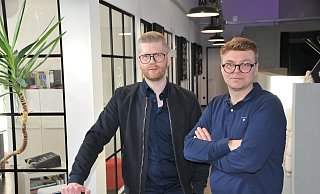 Falk Olias (Runa Reisen) und Karl Bock (Vivido Travel) reagieren von Steinhagen aus auf die Folgen des Streiks. - Frank Jasper Falk Olias (Runa Reisen) und Karl Bock (Vivido Travel) reagieren von Steinhagen aus auf die Folgen des Streiks. - Frank Jasper