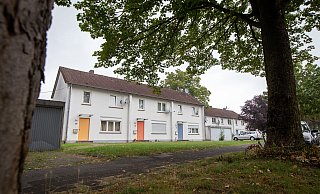 Die Reihenhäuser wurden in den Jahren 1958 bis 1960 gebaut. - Niklas Tüns Die Reihenhäuser wurden in den Jahren 1958 bis 1960 gebaut. - Niklas Tüns