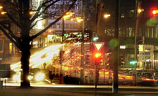 An der roten Ampel kam es zu der Körperverletzung. - Wolfgang Prüssner An der roten Ampel kam es zu der Körperverletzung. - Wolfgang Prüssner