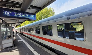 Die Bahn erhöht den Fernverkehrshalt auf der Strecke von Berlin nach Amsterdam. Die Züge halten nun öfters in Bünde. - Florian Weyand Die Bahn erhöht den Fernverkehrshalt auf der Strecke von Berlin nach Amsterdam. Die Züge halten nun öfters in Bünde. - Florian Weyand