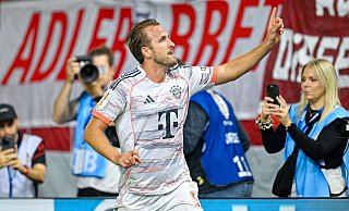 Sorgte für die späte Bayern-Erlösung: Star-Stürmer Harry Kane. - Uwe Anspach/dpa Sorgte für die späte Bayern-Erlösung: Star-Stürmer Harry Kane. - Uwe Anspach/dpa