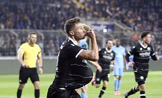 Joel Grodowski hat sein erstes Tor für Arminia Bielefeld erzielt. Im August wird der Winter-Neuzugang Papa. - IMAGO/HMB-Media Joel Grodowski hat sein erstes Tor für Arminia Bielefeld erzielt. Im August wird der Winter-Neuzugang Papa. - IMAGO/HMB-Media