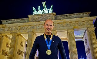 Markus Buthe hat schon an vielen Marathons teilgenommen, wie den in Berlin. - Markus Buthe Markus Buthe hat schon an vielen Marathons teilgenommen, wie den in Berlin. - Markus Buthe