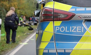 Die Goebenstraße war nach dem Unfall mehrere Stunden gesperrt. - Simon Schulz Die Goebenstraße war nach dem Unfall mehrere Stunden gesperrt. - Simon Schulz