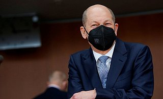 Vizekanzler Olaf Scholz war zu Gast in Düsseldorf. - Reuters Vizekanzler Olaf Scholz war zu Gast in Düsseldorf. - Reuters