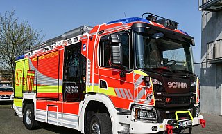 Das neue HLF 20 der Feuerwehr Paderborn, das im April seinen vierwöchigen Probedienst bei Einsätzen aufnimmt. - Ralph Meyer Das neue HLF 20 der Feuerwehr Paderborn, das im April seinen vierwöchigen Probedienst bei Einsätzen aufnimmt. - Ralph Meyer