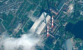 Russland hat in den vergangenen Tagen immer wieder die ukrainische Energie-Infrastruktur ins Visier genommen. - -/Maxar Technologies/AP/dpa Russland hat in den vergangenen Tagen immer wieder die ukrainische Energie-Infrastruktur ins Visier genommen. - -/Maxar Technologies/AP/dpa