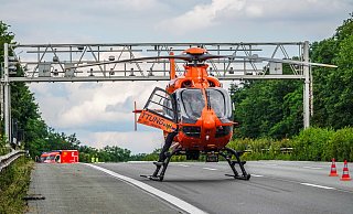 Rettungshubschrauber Christoph 13 ist auf der A2 bei Bielefeld gelandet. - Symbolbild: Paul Brinkmann Rettungshubschrauber Christoph 13 ist auf der A2 bei Bielefeld gelandet. - Symbolbild: Paul Brinkmann