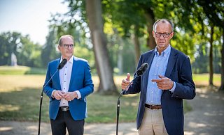 Die Spitze der Unionsfraktion geht in Klausur. - Michael Kappeler/dpa Die Spitze der Unionsfraktion geht in Klausur. - Michael Kappeler/dpa