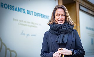 Viviana Demme wagt mit Madame Croissant den Schritt in die Selbstständigkeit und setzt neue gastronomische Akzente in der Bielefelder Altstadt. - Sarah Jonek Viviana Demme wagt mit Madame Croissant den Schritt in die Selbstständigkeit und setzt neue gastronomische Akzente in der Bielefelder Altstadt. - Sarah Jonek