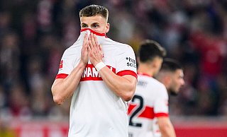 Ermedin Demirovic vergab in Halbzeit die große Chance auf die VfB-Führung. - Tom Weller/dpa Ermedin Demirovic vergab in Halbzeit die große Chance auf die VfB-Führung. - Tom Weller/dpa