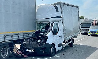 Der Unfall ereignete sich auf der A44 in Höhe Helmern. - Ralph Meyer Der Unfall ereignete sich auf der A44 in Höhe Helmern. - Ralph Meyer