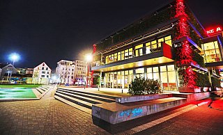 Ganz in der Nähe vom Grünen Würfel, ereignete sich der ungewöhnliche Raub. - Symbolfoto: Sarah Jonek Ganz in der Nähe vom Grünen Würfel, ereignete sich der ungewöhnliche Raub. - Symbolfoto: Sarah Jonek
