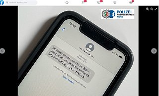 Auf Facebook warnt die Polizei NRW. - Screenshot: Facebook / Polizei Krefeld Auf Facebook warnt die Polizei NRW. - Screenshot: Facebook / Polizei Krefeld