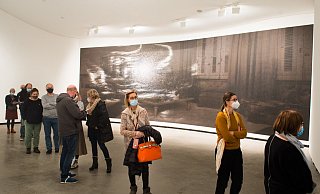 Die Marta-Ausstellung "Trügerische Bilder" war Ende Oktober noch eröffnet worden, seit Inkraftreten des Lockdowns Anfang November allerdings geschlossen. - Ralf Bittner Die Marta-Ausstellung "Trügerische Bilder" war Ende Oktober noch eröffnet worden, seit Inkraftreten des Lockdowns Anfang November allerdings geschlossen. - Ralf Bittner