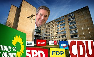 Bürgermeister Henning Schulz (CDU) strebt eine zweite Amtszeit an. Fragt sich, welche Parteien Herausforderer ins Rennen schicken? - Andreas Frücht Bürgermeister Henning Schulz (CDU) strebt eine zweite Amtszeit an. Fragt sich, welche Parteien Herausforderer ins Rennen schicken? - Andreas Frücht