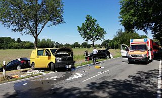 In Stemwede kommt es zu einem Unfall. - Joern Spreen-Ledebur In Stemwede kommt es zu einem Unfall. - Joern Spreen-Ledebur