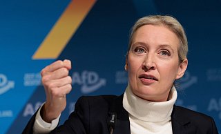 AfD-Chefin Alice Weidel soll ihre Partei als Kanzlerkandidatin in den Bundestagswahlkampf führen. - Carsten Koall/dpa AfD-Chefin Alice Weidel soll ihre Partei als Kanzlerkandidatin in den Bundestagswahlkampf führen. - Carsten Koall/dpa