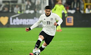 Nadien Amiri, hier im Einsatz gegen Italien, ist verletzt abgereist. - Christian Charisius/dpa Nadien Amiri, hier im Einsatz gegen Italien, ist verletzt abgereist. - Christian Charisius/dpa