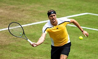 Für Zverev war in Halle im Halbfinale Endstation. - David Inderlied/dpa Für Zverev war in Halle im Halbfinale Endstation. - David Inderlied/dpa