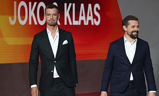 Joko Winterscheidt (l) und Klaas Heufer-Umlauf wollen wieder Sendezeit gewinnen. - Foto: Daniel Karmann/dpa Joko Winterscheidt (l) und Klaas Heufer-Umlauf wollen wieder Sendezeit gewinnen. - Foto: Daniel Karmann/dpa