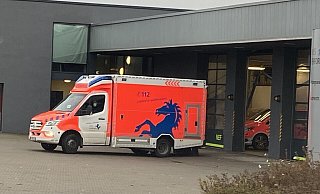 Die Rettungswache in Spenge liegt an der Industriestraße. Von dort aus starten die Retter zu ihren Einsätzen. - Ekkehard Wind Die Rettungswache in Spenge liegt an der Industriestraße. Von dort aus starten die Retter zu ihren Einsätzen. - Ekkehard Wind
