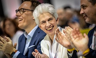 Die FDP-Politikerin Marie-Agnes Strack-Zimmermann führt ihre Partei als Spitzenkandidatin in die Europawahl im Juni. - Michael Kappeler/dpa Die FDP-Politikerin Marie-Agnes Strack-Zimmermann führt ihre Partei als Spitzenkandidatin in die Europawahl im Juni. - Michael Kappeler/dpa