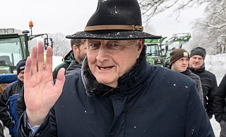 Joachim Rukwied, Präsident des Deutschen Bauernverbandes, erwartet vom Gespräch mit den Fraktionschefs der Ampel-Koalition eine Lösung in der Kernfrage des Agrardiesels. - Peter Kneffel/dpa Joachim Rukwied, Präsident des Deutschen Bauernverbandes, erwartet vom Gespräch mit den Fraktionschefs der Ampel-Koalition eine Lösung in der Kernfrage des Agrardiesels. - Peter Kneffel/dpa