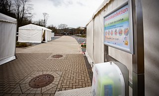 Diese Corona-Notaufnahme kann sofort aktiviert werden, sollte das Coronavirus an diesem Wochenende Bielefeld erreichen. - Mike-Dennis Müller / www.mdm.photo Diese Corona-Notaufnahme kann sofort aktiviert werden, sollte das Coronavirus an diesem Wochenende Bielefeld erreichen. - Mike-Dennis Müller / www.mdm.photo