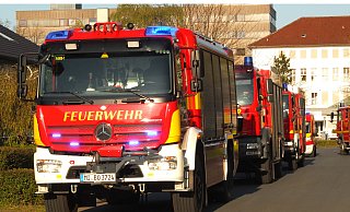 Die Feuerwehr Bad Oeynhausen musste am Wochenende zwei Brände löschen. - Thorsten Gödecker Die Feuerwehr Bad Oeynhausen musste am Wochenende zwei Brände löschen. - Thorsten Gödecker