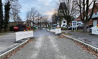 Die Bauarbeiten in der Ortsdurchfahrt Delbrück-Ostenland schreiten voran. - Kreis Paderborn Die Bauarbeiten in der Ortsdurchfahrt Delbrück-Ostenland schreiten voran. - Kreis Paderborn